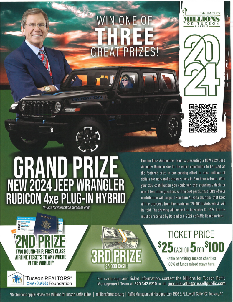 2024 Jim Click Raffle - Tucson Association of REALTORS®